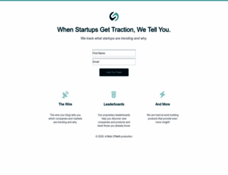 startupstats.com screenshot