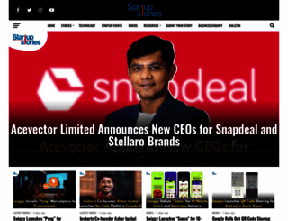 startupstories.in screenshot