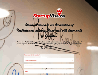 startupvisa.ca screenshot