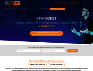 starwest.techwell.com screenshot