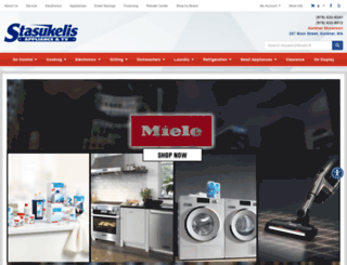 stasukelisappliance.com screenshot