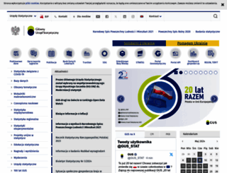 stat.gov.pl screenshot