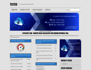 statchest.com.testednet.com screenshot