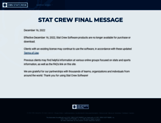 statcrew.com screenshot