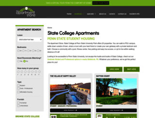 statecollege.apartmentstore.com screenshot