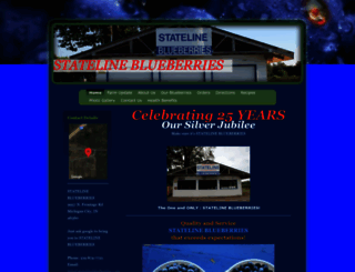 statelineblueberries.com screenshot