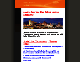 statelinebus.com screenshot