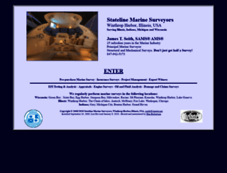 statelinemarinesurveyors.com screenshot