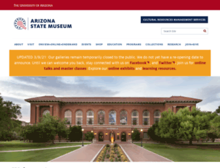 statemuseum.arizona.edu screenshot