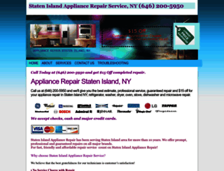 statenisland-appliancerepair.com screenshot