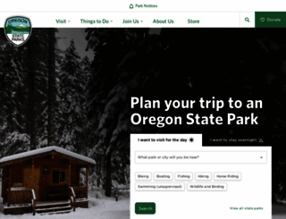 stateparks.oregon.gov screenshot