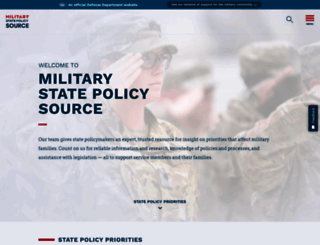 statepolicy.militaryonesource.mil screenshot