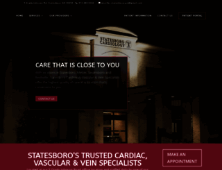 statesborocardiologyga.com screenshot