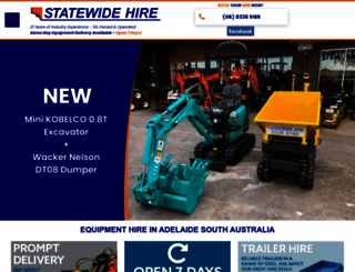 statewidehire.com.au screenshot