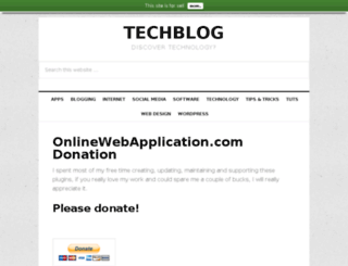 static.onlinewebapplication.com screenshot