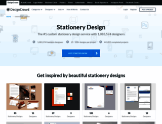 stationery.designcrowd.co.in screenshot