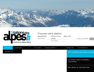 stationsdesalpes.fr screenshot