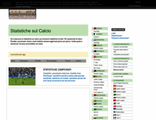 statistichesulcalcio.com screenshot