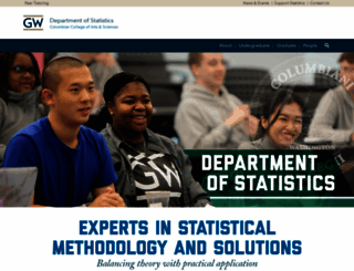 statistics.columbian.gwu.edu screenshot