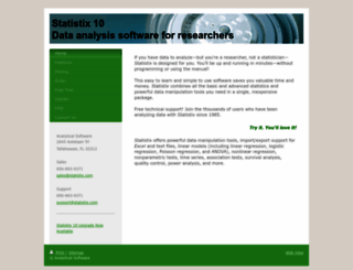statistix.com screenshot