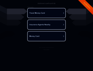 statravel-cashcard.de screenshot