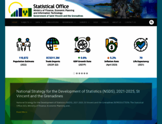 stats.gov.vc screenshot