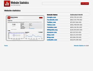 stats.website.org screenshot