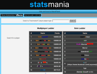 statsmania.net screenshot