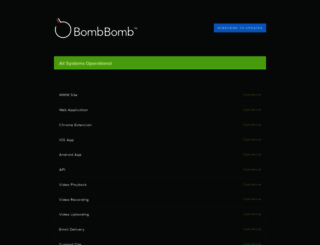 status.bombbomb.com screenshot