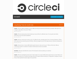 status.circleci.com screenshot