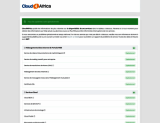 status.cloud4africa.net screenshot