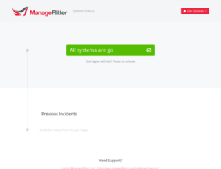 status.manageflitter.com screenshot