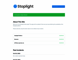 status.stoplight.io screenshot