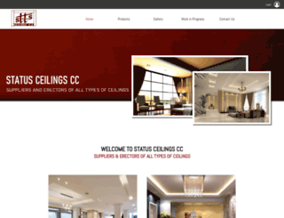 statusceilings.co.za screenshot
