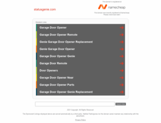 statusgenie.com screenshot
