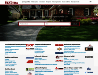 statyba.lt screenshot