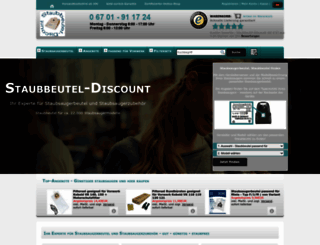 staubbeutel-discount.de screenshot