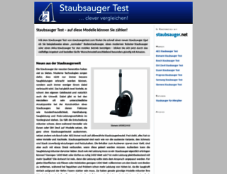 staubsaugertest.com screenshot