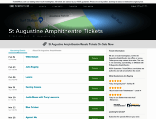 staugustineamphitheatre.ticketoffices.com screenshot
