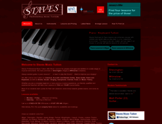 stavesmusictuition.co.uk screenshot