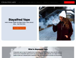 stayalfred.com screenshot