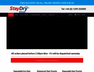 staydry.co.uk screenshot