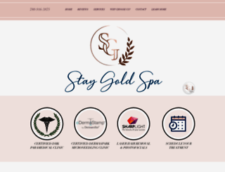 staygoldspa.ca screenshot