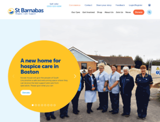 stbarnabashospice.co.uk screenshot