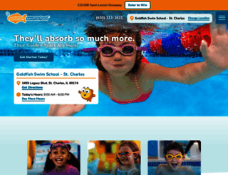 stcharles.goldfishswimschool.com screenshot