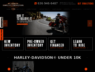 stcharlesharleydavidson.com screenshot