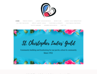 stchrisladiesguild.org screenshot