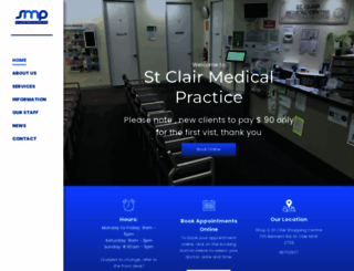 stclairmedicalpractice.com.au screenshot