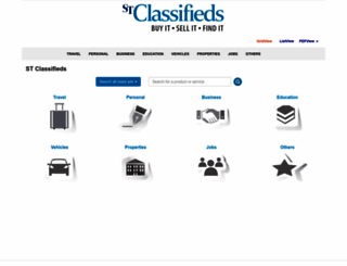stclassifieds.com.sg screenshot