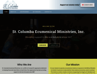 stcolumbaministries.com screenshot